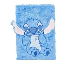 Carnet de Notes Stitch Disney Fourrure Bleue 3D