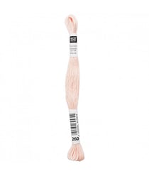 Fil à broder mouliné Uni - Rico Design 260 Rose