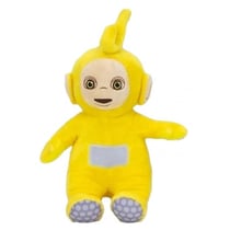 Peluche télétubbies jaune - laa-laa 27 cm - doudou licence
