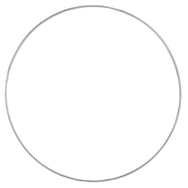 Anneau en métal revêtu 30cmø, argent
