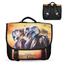 Cartable scolaire 38 cm - Star Wars - Noir et orange - 2 compartiments