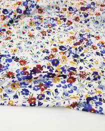 Jersey viscose - Fall Color bleu - 3 m x laize