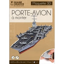 Graine Créative - Puzzle 3D maquette Porte-avion