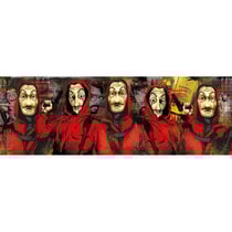 Puzzle panorama la casa de papel 1000 pieces - collection tele science fiction - netflix - clementoni - 39545