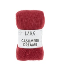 Pelote exceptionnelle Cachemire et Soie CASHMERE DREAMS - 25GR - Lang Yarns 0060 Rouge