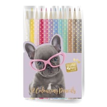 Pochette de 12 crayons de couleurs Studio Pets