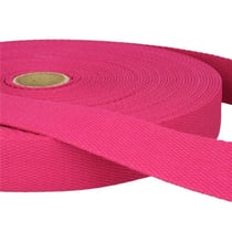 Film 20m Sangle coton Fuchsia