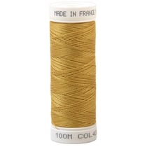 Fil à coudre polyester 100m made in France - ocre clair 434