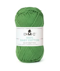 Coton à tricoter 100% Baby Cotton - DMC - certifié Oeko-Tex 780 Vert