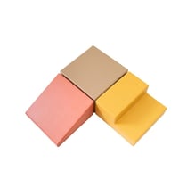 Mini coin d'escalade en mousse rose pastel