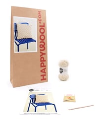 Kit Crochet Housse de coussin Dan ECRU TU