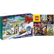 Lego friends 41758 calendrier de l'avent friends + 1 catalogue lego 2023 - noel