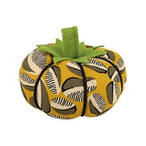Tomate porte-épingles 8cm ocre