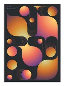 Affiche 50 x 70 cm -  Flames - Posterlad
