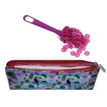 Trousse bingo + baton magnetique fuchsia + 100 pions de loto - kit complet 3 en 1 - lotoquine