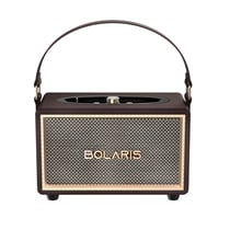 Avizar Enceinte Bluetooth 5.3 Lincoln Sans Fil 40W Autonomie 10h avec Bandoulère Marron
