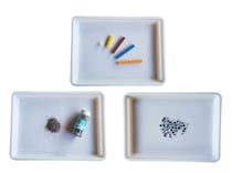 Plateaux multi usage 38x28cm 3 pièces