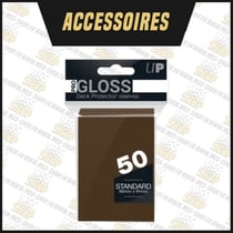 Ultra Pro - PRO-Gloss Deck Protector®: Sleeves Marron x50
