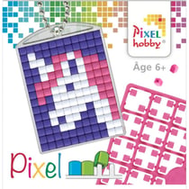 PIXEL Kit créatif porte-clé 4x3cm Licorne