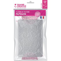 Graine Créative - Plaque de texture Papillon