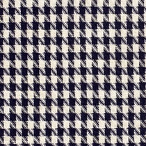 Tissu Jacquard épais Lurex carreaux Bleu marine