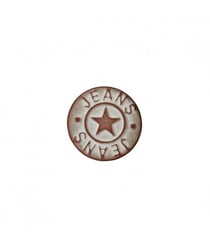 Bouton jeans métal pied étoile 18mm - Prym Cuivre/argent Gris