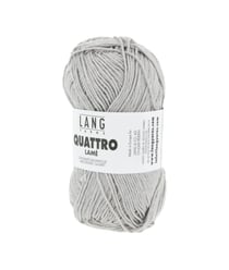 Fil à tricoter de coton QUATTRO LAME - Lang Yarns 24 Gris