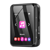 Avizar Lecteur MP3 à Clip 16 Go Musique et Vidéo Écran 2'' avec Bluetooth Noir