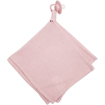 Doudou lange attache tétine en gaze de coton, Jeanne