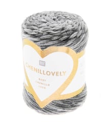 Découvrez le Confort et la Douceur de la Pelote Velours Creative Chenillovely 50GR de Rico Design 08 Gris