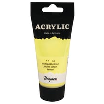 Acrylic, jaune citron, Peint.acrylique d'artistes, tube - 75ml