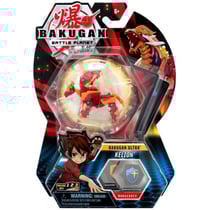 Bakugan ultra battle planet : kelion avec carte - boule rouge - spin master 20119409