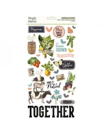 Chipboard Farmhouse garden Simple Stories