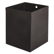 Utensilo en métal, noir, 8x8x10cm