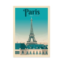 Affiche 50x70 cm - Paris - Olahoop Travel Posters