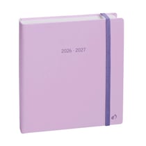 EXECUTIF SEPT COLOR ML Pastel - 16x16 cm - avec élastique - Semainier - 13 mois de août à août