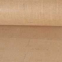 Tissu Toile de Jute enduit Naturel