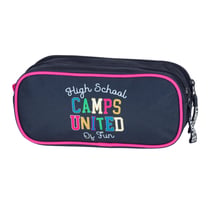 Trousse rectangulaire Camps Girl 22 CM - 2 Compartiments High School