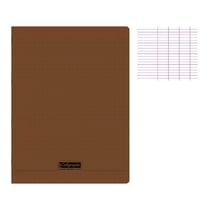 Cahier - 24x32(cm) - Grands carreaux - 96 pages - couverture en polypro - sans spirale - Clairefontaine - Calligraphe
