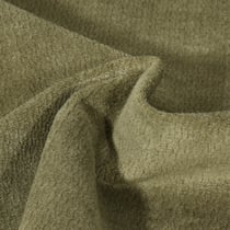 Tissu Jacquard d'ameublement Ultraclean uni Vert kaki