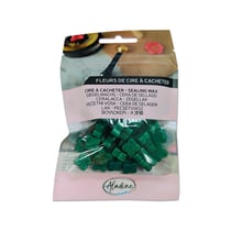 Cire à cacheter - Vert émeraude nacré - Fleur de cire - Carterie - Loisirs créatifs - Aladine