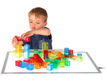 Blocs de couleur translucides 50 pcs - TickiT
