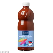 Gouache liquide Lefranc Bourgois Redimix - 1L - Terre de sienne brûlée