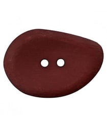 Carte de 1 bouton navette marron 2 trous 54mm - Union Knopf Marron