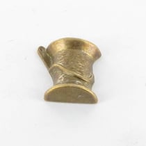 MégaCréa - Breloque en métal Bobine de fil Bronze (lot de 10)