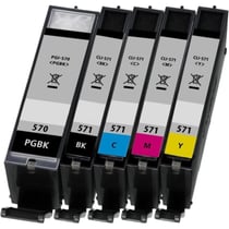 Pack de Cartouches 570/571 XL Compatibles pour Imprimante CANON 570/571 XL