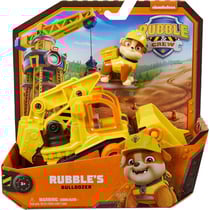 Coffret pat patrouille ruben et cie : camion tractopelle + ruben - vehicule de luxe - figurine chien - paw patrol - spin master