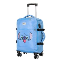 Lilo & Stitch - Valise Stitch Face Blue 55 cm