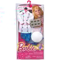 Mattel - chj30 - barbie - accessoire poupee - tenue cuisiniere