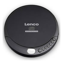 Lenco Lecteur CD, CD-R/RW, MP3 Portable avec une Protection Antichoc Noir